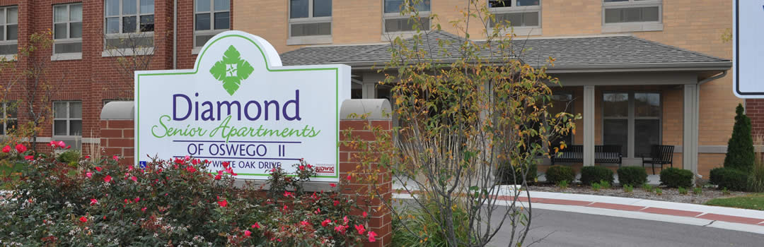 Diamond Senior Apartments sign